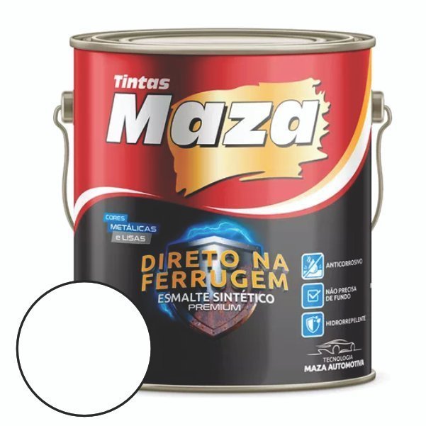 Direto na Ferrugem Branco Brilhante 3,6 litros