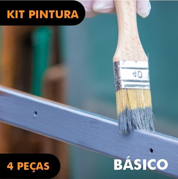 KIT DE PINTURA BÁSICO – Kit de 4 peças