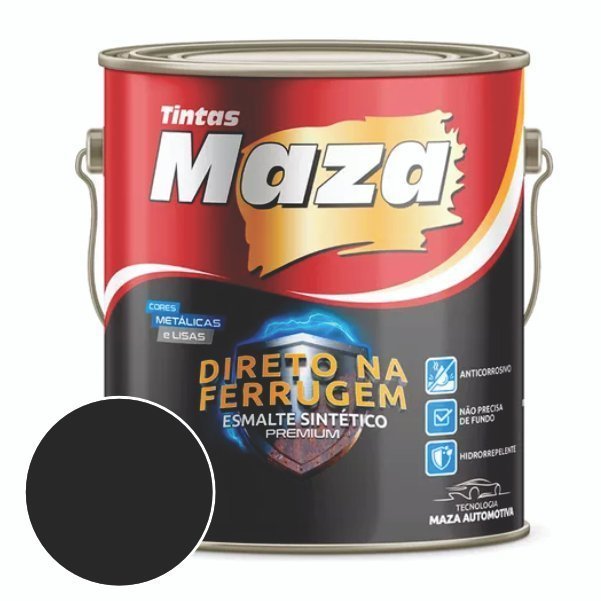 Direto na Ferrugem Preto Brilhante 900 ml