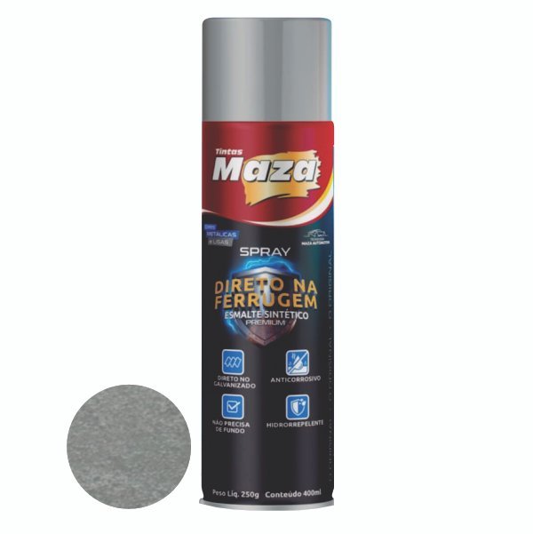 SPRAY MULTIUSO DIRETO NA FERRUGEM | 400ml | PRATA